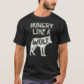 Hungry Like A Wolf Shadow Graphic Tシャツ (正面)