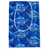 Hungry Sharks  ミディアムペーパーバッグ (正面)