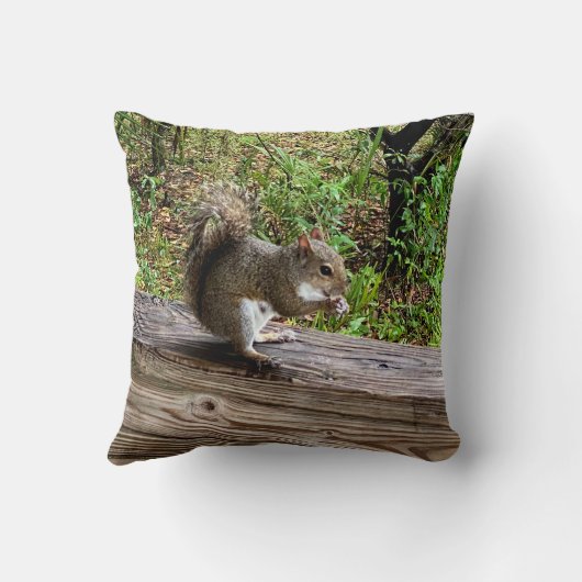 Hungry Squirrel クッション (裏面)