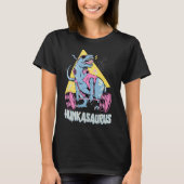 Hunkasaurus T Rex Dinosaur Funny Gym And Workout  Tシャツ (正面)