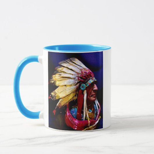 "Hunkpapa" Chief original art Mug マグカップ (左)