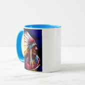 "Hunkpapa" Chief original art Mug マグカップ (正面左)
