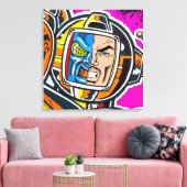 Hunkuloid™: Mutron™ キャンバスプリント (インサイチュ (リビング))