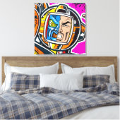 Hunkuloid™: Mutron™ キャンバスプリント (インサイチュ (寝室))