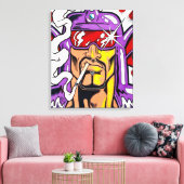 Hunkuloid™: Nocturno™/Face キャンバスプリント (インサイチュ (リビング))