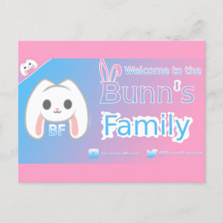 HunneBunポストカード ポストカード