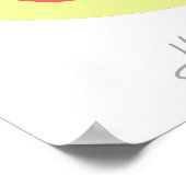 Hunny Bunny ファンキー A3ポスター ポスター (角)