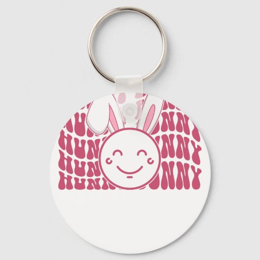hunny bunny, retro, vintage キーホルダー (正面)