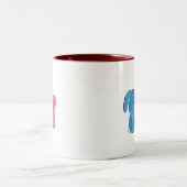 Hunny Bunnysのコーヒー・マグ ツートーンマグカップ (中央)