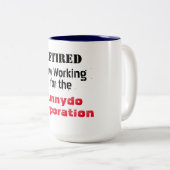 Hunnydo Corporationに退職したな勤めていること- ツートーンマグカップ (正面右)