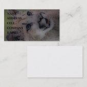 「Huntのトーテムのクーガー 名刺 (正面/裏面)