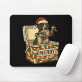 Hunter Dad Christmas Mallard Xmas Duck Lover Women マウスパッド (マウス)