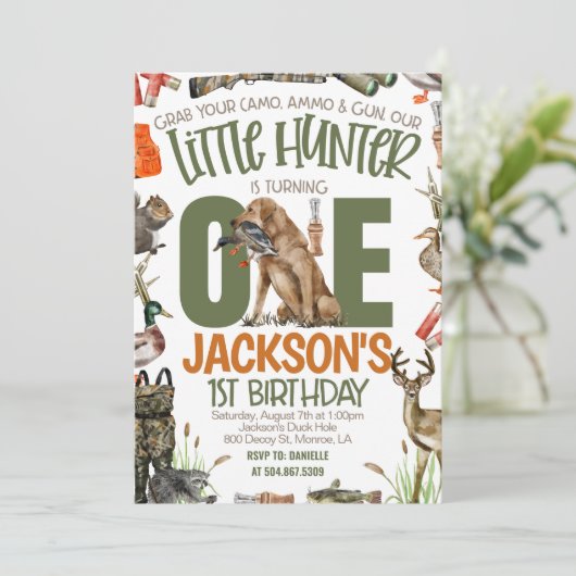 Hunter First Birthday 招待状 (スタンド正面)