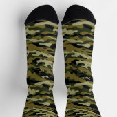 Hunter Green Camo Socks ソックス (上部)