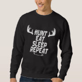 Hunter    Hunt Eat Sleep Repeat スウェットシャツ (正面)