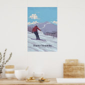 Hunter Mountain Ski Resort Travel Poster ポスター (キッチン)
