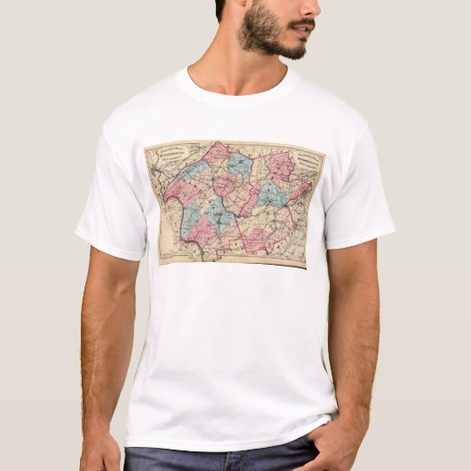 Hunterdon、サマセット州Cos、NJ Tシャツ (正面)