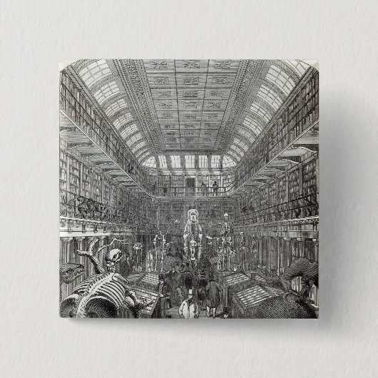 Hunterian博物館 缶バッジ (正面)