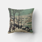 Hunters in the Snow, famous artwork, クッション (裏面)