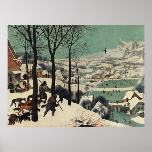 Hunters in the Snow, famous artwork, ポスター (正面)