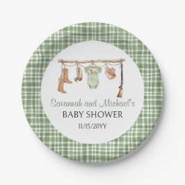 Hunting Baby Shower | A Little Hunter Baby Shower  ペーパープレート