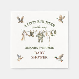 Hunting Boy Baby Shower  スタンダードカクテルナプキン