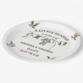 Hunting Boy Baby Shower  ペーパープレート (アングル)