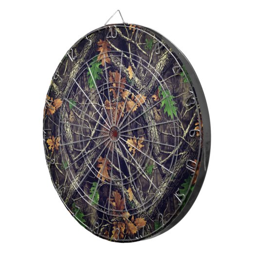 Hunting Camouflage Pattern ダーツボード (正面右)