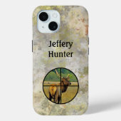 Hunting Crosshairs on Elk personalize Case-Mate iPhoneケース (裏面)