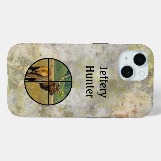 Hunting Crosshairs on Elk personalize Case-Mate iPhoneケース (裏面 (横))