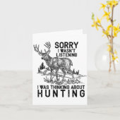 Hunting - Deer Funny Quote Hunter Gift Tank Top  カード (黄色い花)