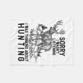 Hunting - Deer Funny Quote Hunter Gift Tank Top  フリースブランケット (正面(横))