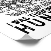 Hunting - Deer Funny Quote Hunter Gift Tank Top  ポスター (角)