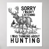 Hunting - Deer Funny Quote Hunter Gift Tank Top  ポスター (正面)