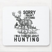 Hunting - Deer Funny Quote Hunter Gift Tank Top  マウスパッド (正面)