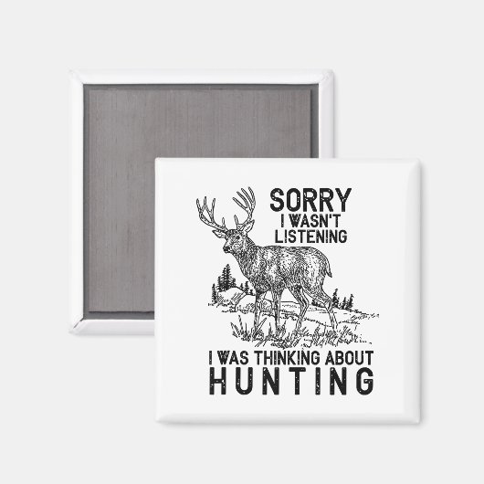 Hunting - Deer Funny Quote Hunter Gift Tank Top マグネット (正面/裏面)