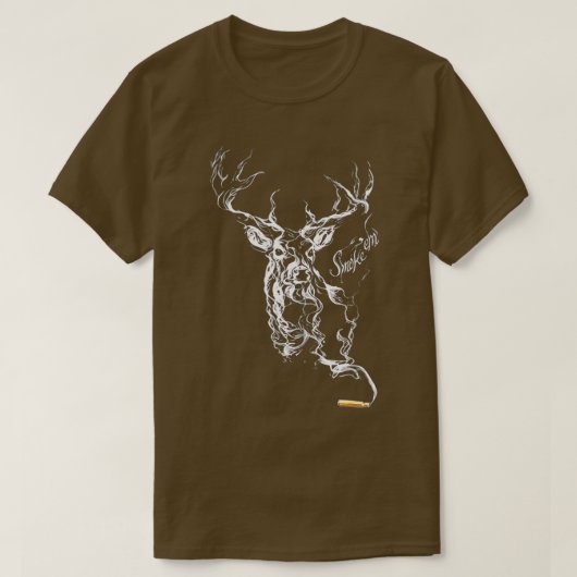 Hunting Deer Smoke Bullet Smoke em Hunt Deer Smoke Tシャツ (デザイン正面)