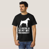 Hunting dog owner gift tシャツ (正面フル)