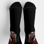 Hunting Dog Socks Hound Dog Socks Customize ソックス (上部)