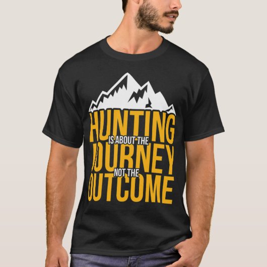 Hunting doggie school chocolate lab tシャツ (正面)