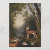 Hunting Fishing Adventure Begins Kids Birthday 招待状 (裏面)