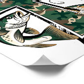 Hunting Fishing Faith - Christian Hunter Fisherman ポスター (角)