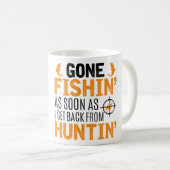 Hunting Fishing For Hunters Who Hunt Fish コーヒーマグカップ (正面右)