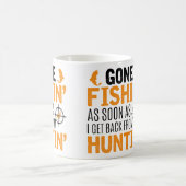 Hunting Fishing For Hunters Who Hunt Fish コーヒーマグカップ (中央)