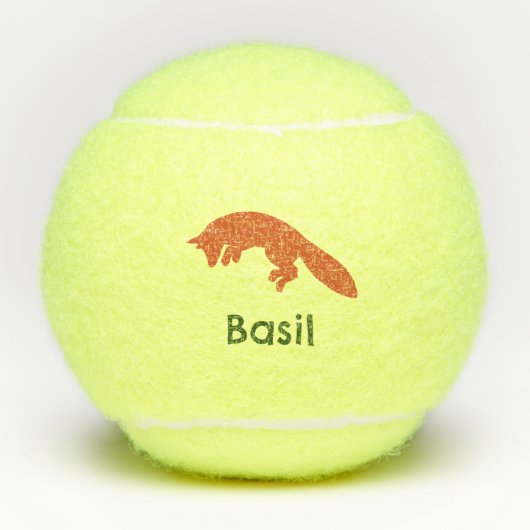 Hunting fox tennis ball テニスボール (正面)