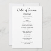 Hunting Hunter Outdoorsman Photo Funeral Program 招待状 (裏面)