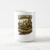 Hunting Is Cheaper Than Therapy コーヒーマグカップ (中央)