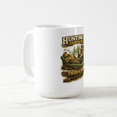 Hunting Is Cheaper Than Therapy コーヒーマグカップ (正面左)