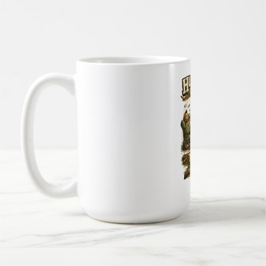 Hunting Is Cheaper Than Therapy コーヒーマグカップ (左)