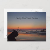 Hunting Island Sunrise ポストカード (正面/裏面)